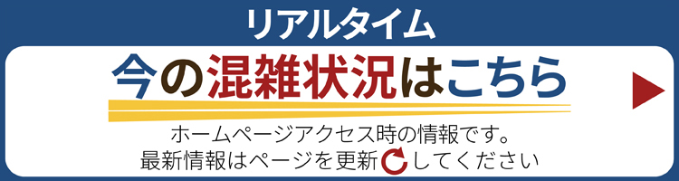 リアルタイム 今の混雑状況はこちら